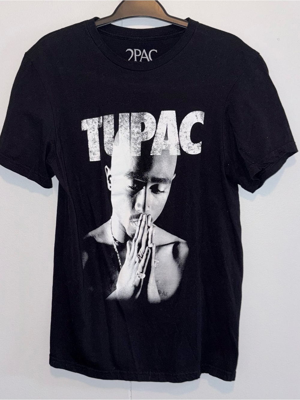 2Pac Tupac Shakur Graphic T Shirt Black Rap Hip Hop Tee Size Small